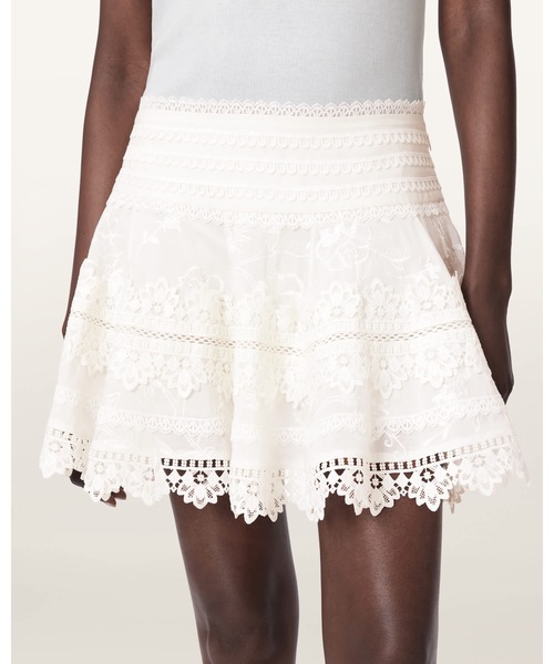 スカート LILLITH EMBROIDERED MINI SKIRT | LILLITH エンベリッシュド ミニ スカートの画像