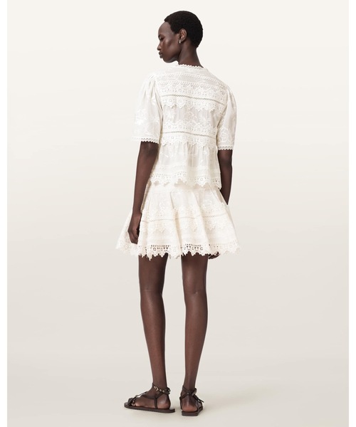 スカート LILLITH EMBROIDERED MINI SKIRT | LILLITH エンベリッシュド ミニ スカートの画像