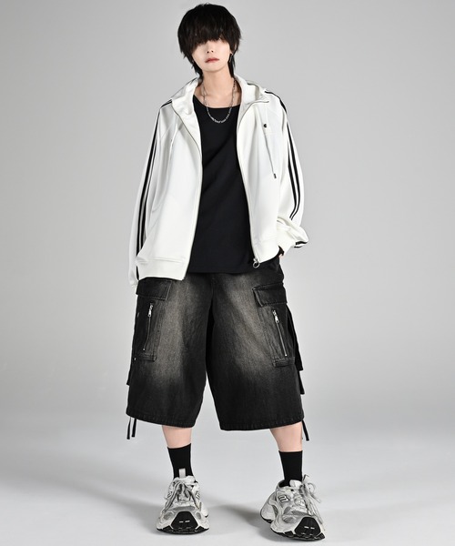 「ADRER」 ジップアップパーカー X-SMALL ホワイト メンズ_画像5