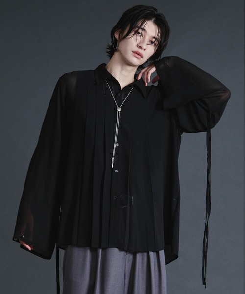 Ellno Loset（エルノロゼット） 長袖シャツ MEDIUM ブラック メンズ