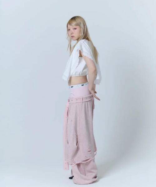 neith.（ネイス） tシャツ neith./ネイス/Handkerchief 2D Top