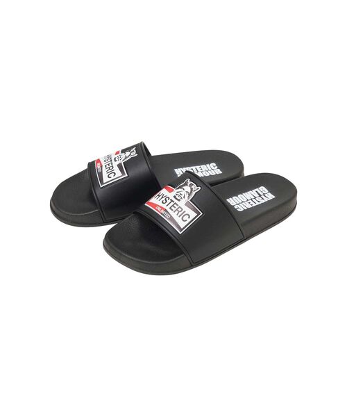 HYSTERIC GLAMOUR ブラックフレイムサンダルBIRKENSTOCK HYSTERIC