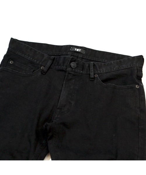 「TMT」 スキニーデニムパンツ X-LARGE 黒いこと メンズ