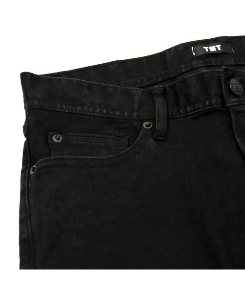 「TMT」 スキニーデニムパンツ X-LARGE 黒いこと メンズ