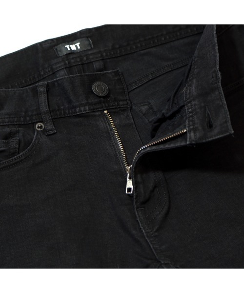 「TMT」 スキニーデニムパンツ X-LARGE 黒いこと メンズ