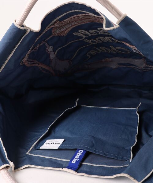 「Ball&Chain」 トートバッグ MEDIUM ブルー レディース_画像8