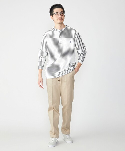 「SHIPS」 長袖Tシャツ MEDIUM ネイビー メンズ_画像4