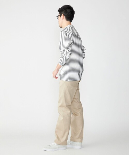 「SHIPS」 長袖Tシャツ MEDIUM ネイビー メンズ_画像9