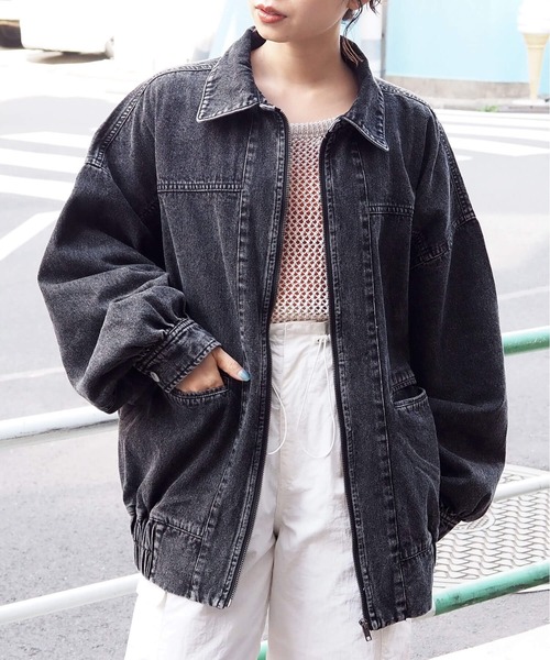 「tiptop」 デニムジャケット FREE ブルー レディース_画像8