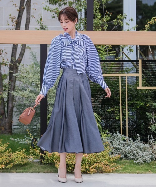 「M.deux」 ロングスカート MEDIUM ブラック レディース_画像2