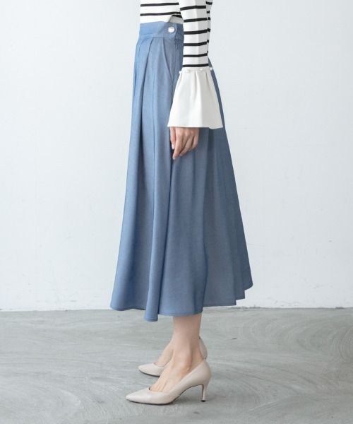 「M.deux」 ロングスカート MEDIUM ブラック レディース_画像5