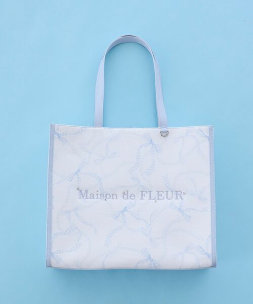Maison de FLEUR（メゾンドフルール） トートバッグ 大きめ リボン