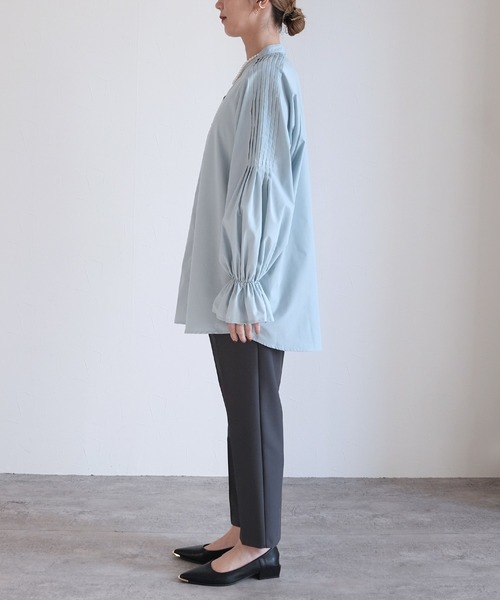 「reca」 長袖ブラウス M ブラック レディース_画像5