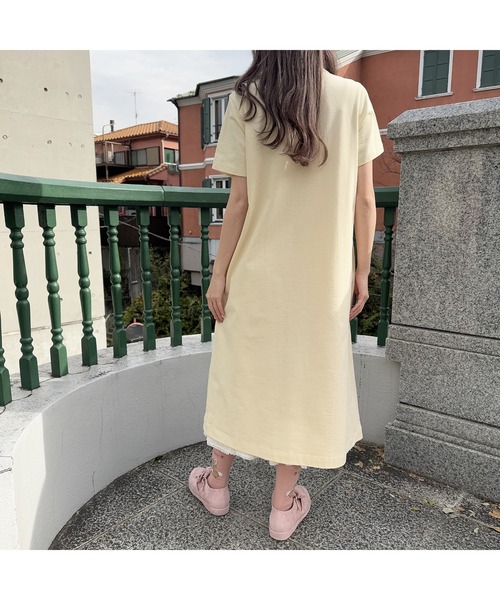 PINK HOUSE（ピンクハウス） 半袖ワンピース フリー ピンク レディース