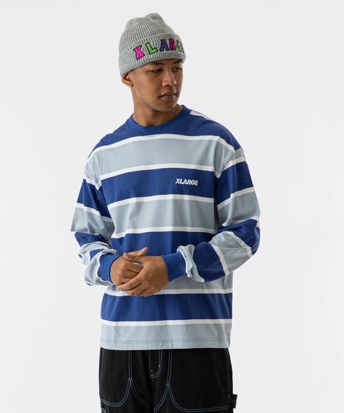 「XLARGE」 長袖Tシャツ M ブルー メンズ_画像7