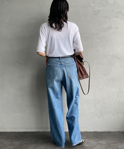 「RED CARD TOKYO」 デニムパンツ 25 ライトインディゴブルー レディース_画像4