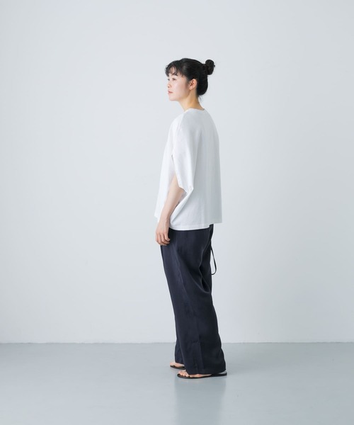 「かぐれ」 半袖カットソー FREE ホワイト レディース_画像10