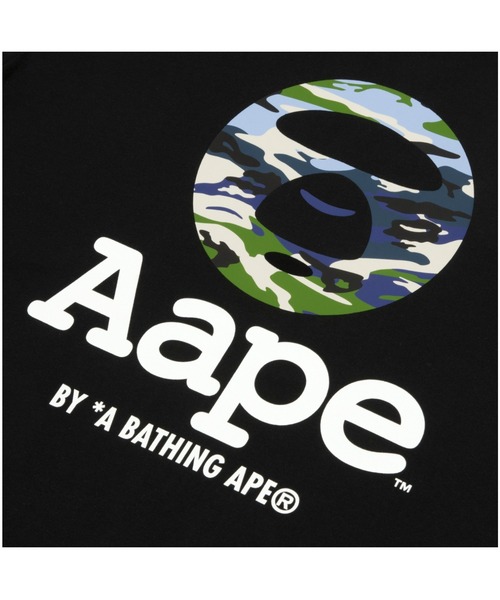 「AAPE BY A BATHING APE」 半袖Tシャツ SMALL ホワイト メンズ_画像8