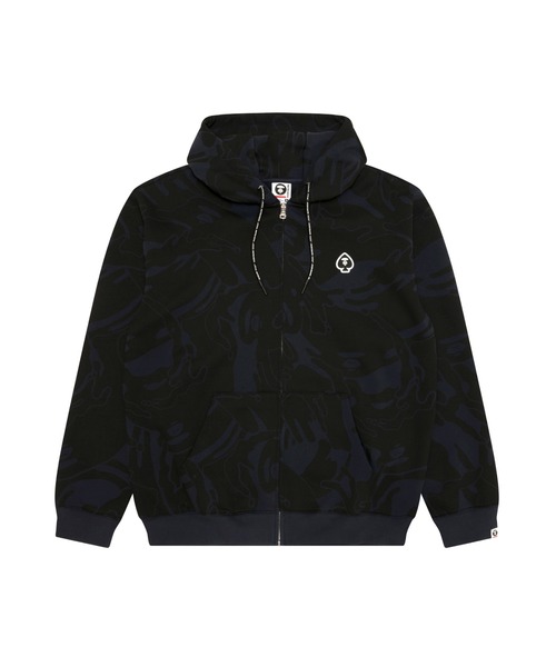 Aapeジップパーカー カモフラージュ柄 AAPE BY A BATHING APE（エーエイプバイアベイシングエイプ） パーカー