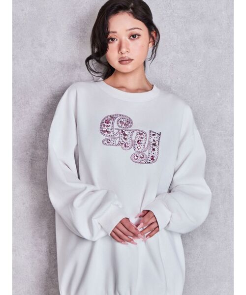 GYDA（ジェイダ） トレーナー スウェット gy bijouプルオーバー