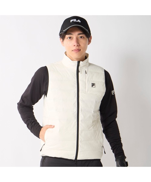新品　FILAベストLサイズ FILA GOLF ダウンベスト ベスト 「FILA GOLF/フィラゴルフ」シームレス