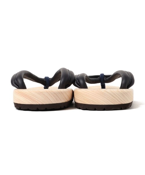 beams 牛革ブラック メンズサンダル 42 BEAMS F（ビームスF）BIRKENSTOCK / OITA EXQUISITE レザー