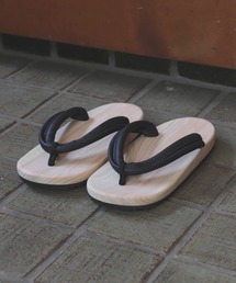 BEAMS JAPAN サンダル うらつか工房 × / 別注 下駄 レザー