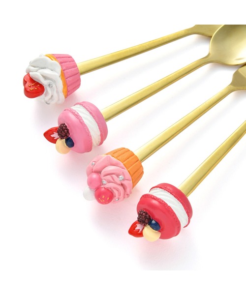 Francfranc カトラリー スイーツカトラリーセット ピンク : ZOZOTOWN