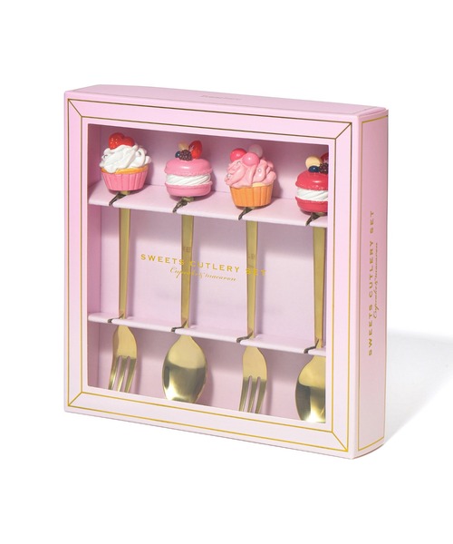ピンクスィーツセット Francfranc（フランフラン） カトラリー スイーツカトラリーセット