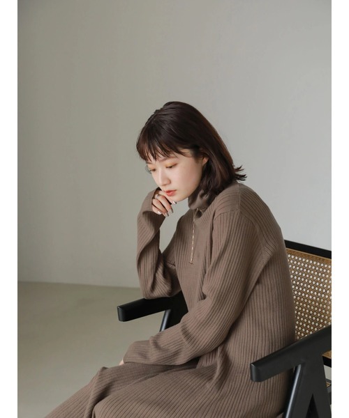 AMERICAN HOLIC（アメリカンホリック） ワンピース リブフレアニット