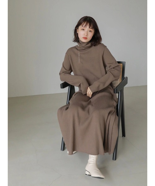 AMERICAN HOLIC（アメリカンホリック） ワンピース リブフレアニット