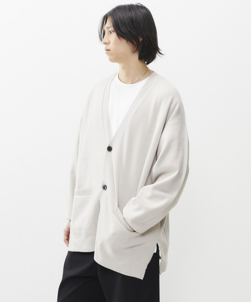 MASTER FRAME（マスターフレーム） カーディガン ミラノリブVネック