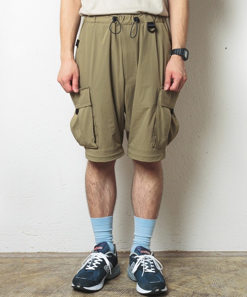 【夏用】narifuri × WILD THINGS テーパードカーゴパンツXL narifuri × WILD THINGS テーパードカーゴパンツ｜narifuri