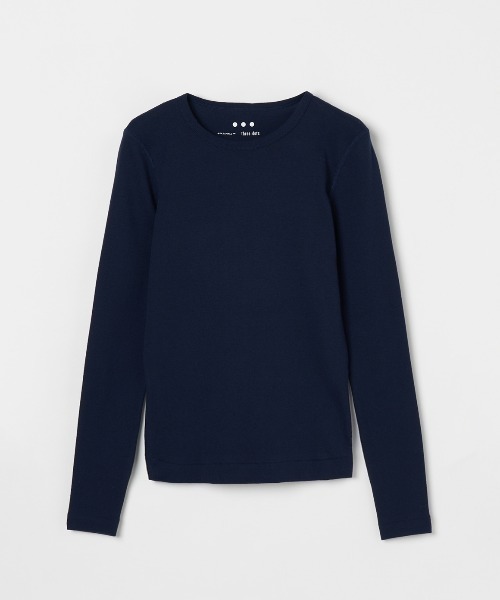 three dots tシャツ オーガニックコットン長袖アレックス