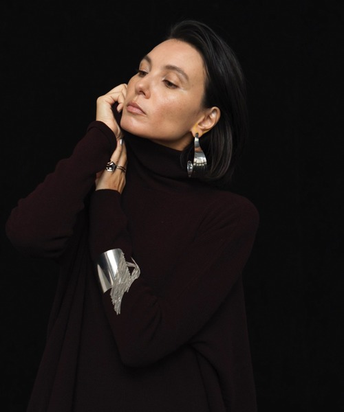 LA LIGNE ワンピース 「ラリーニュロペ」 甌（ホトギ）ニットドレス  