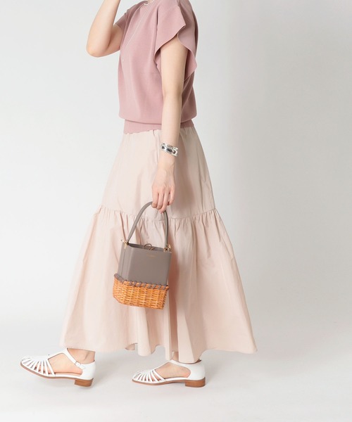 Jines スカート ギャザーティアードスカート : ZOZOTOWN Yahoo