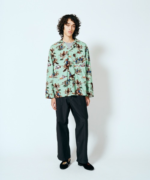 TOWNCRAFT シャツ 「TOWNCRAFT/タウンクラフト」PAJAMA PRINTED JACKET 