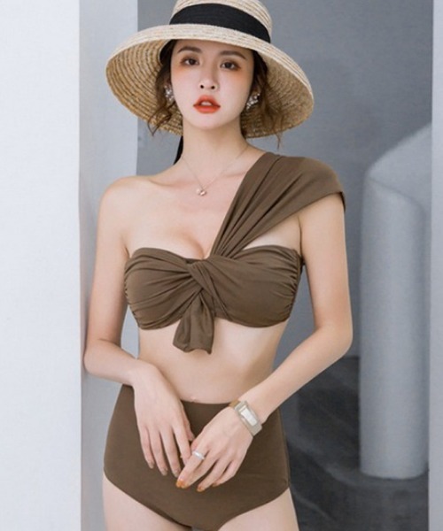 値下げ【TAARA clothing】ワンショルダービキニ新品タグ付 値下げ【TAARA clothing】ワンショルダービキニ新品タグ付