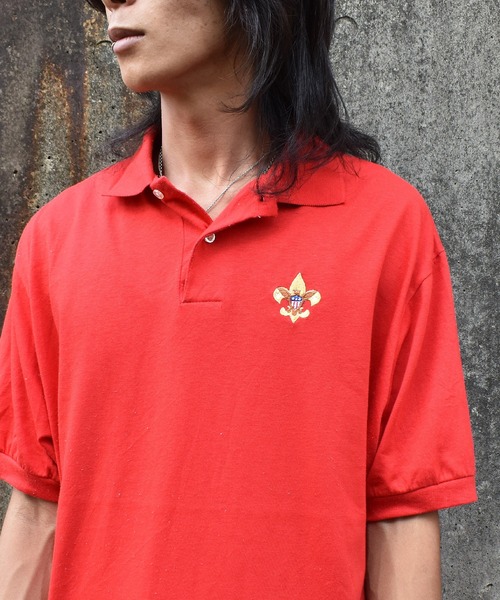 EVISU エヴィス ダークグリーン ポロシャツ M ヴィンテージ　古着　刺繍 EVISU エヴィス 刺繍ロゴ 半袖ポロシャツ 緑 メンズ レディース - メルカリ