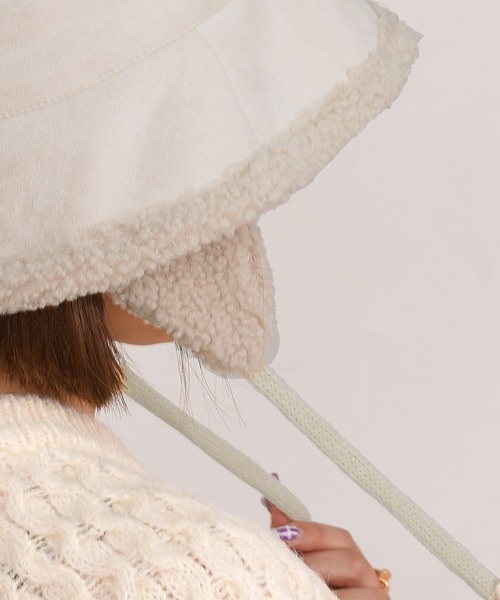 DAY CLOSET 帽子 ハット 「2WAYリバーシブル」ボア フリース バケット