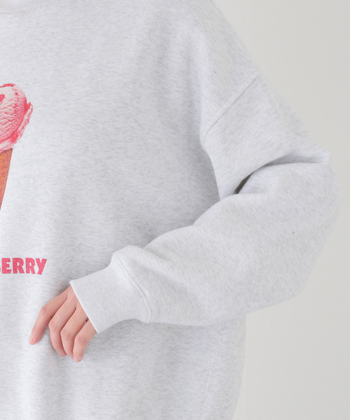 U by SPICK&SPAN スウェット アイスクリームスウェット レディース