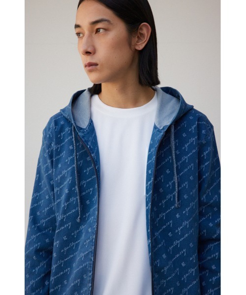 AZUL BY MOUSSY パーカー AZUL総ロゴジップパーカー メンズ