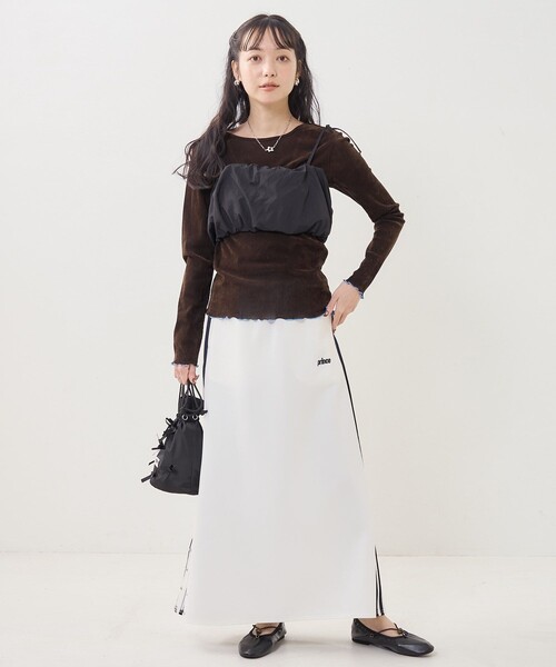 tシャツ シアーベロアバックオープントップス レディース AIC. tシャツ シアーベロアバックオープントップス レディース