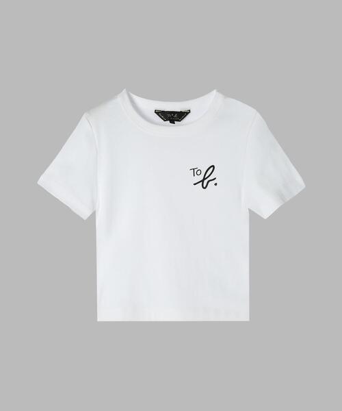 【新品】agnès b. ホワイト Tシャツ agnes b． VOYAGE 新品 アニエスベー b. TS ロゴ Tシャツ WHITE