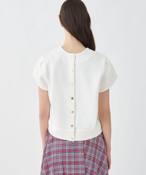 TOMORROWLAND collection ナップコットン ペタルスリーブプルオーバー