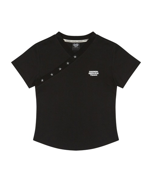 [LUVISTRUE]★24SS★韓国人気★RT V NECK TEE LUVISTRUE tシャツ RT V NECK TEE レディース : ZOZOTOWN Yahoo