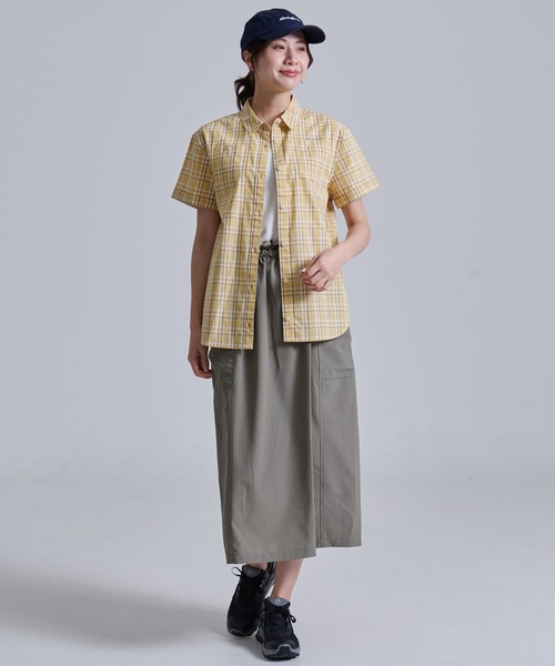 Eddie Bauer ブラウス シャツ コットンチェック 半袖シャツ