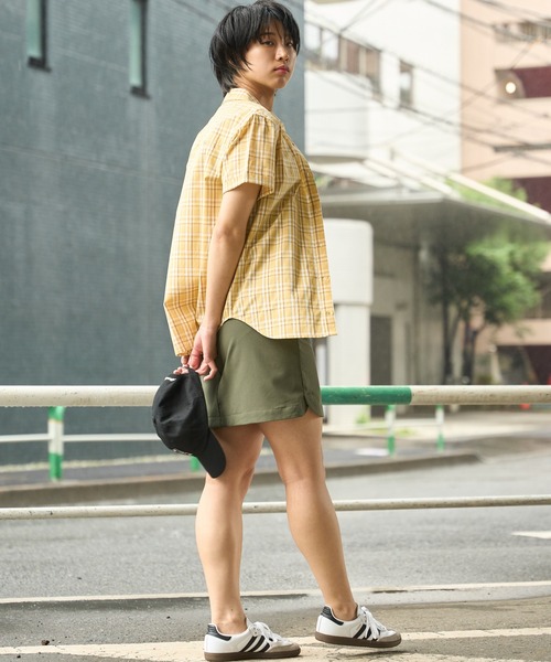 Eddie Bauer ブラウス シャツ コットンチェック 半袖シャツ