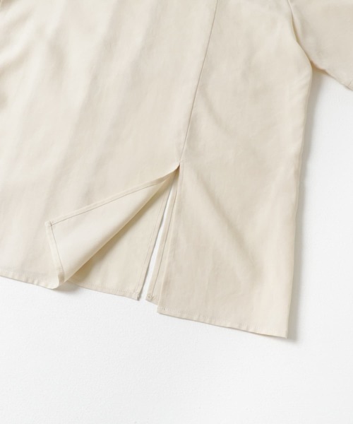 LAATO ブラウス シャツ open collar shirts レディース