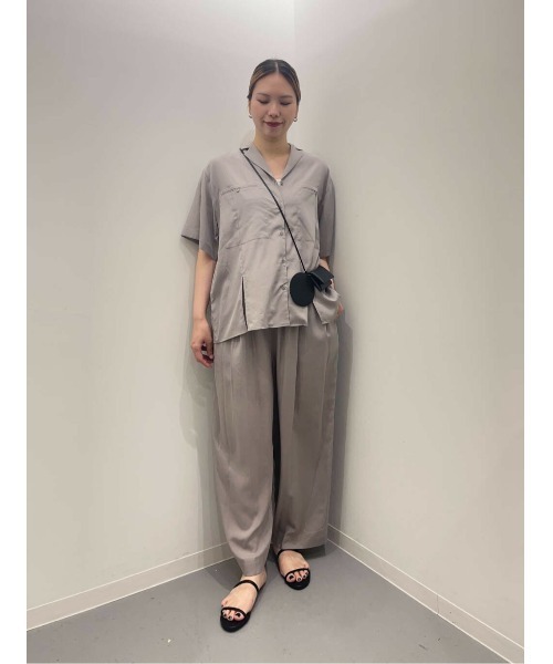 LAATO ブラウス シャツ open collar shirts レディース